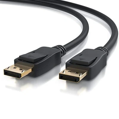 Immagine di Primewire 0,5m Cavo DisplayPort 8k da DP 1.4 a 7680 x 4320 @ 60 Hz 3840 2160 120 1920 1200 240 Larghezza di Banda Fino 32,4 Gbits HBR3, DSC 1.2, HDR 10 50 cm Nero