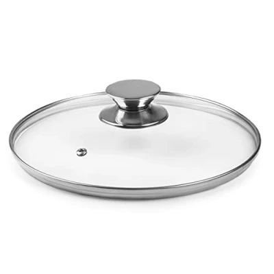 Immagine di IBILI 971632 Coperchio di vetro e pomello in acciaio inox 32 cm