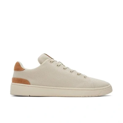 Immagine di TOMS Trvl Lite 2.0 Low, Sneaker Uomo, Fog/Tan Recycled Cotton Canvas/Suede, 43 EU