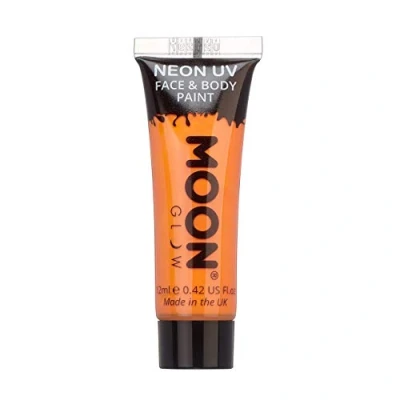 Immagine di Moon Glow Colori per viso e corpo intensi effetto neon UV 12ml Arancione