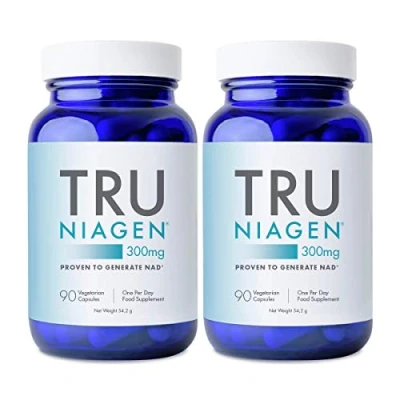 Immagine di TRU NIAGEN Integratore di nicotinamide riboside NAD+, formula brevettata NR, per ridurre stanchezza e affaticamento, 2 x 90 compresse, da 300 mg