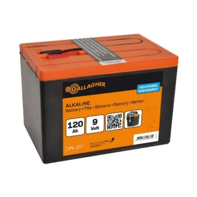 Immagine di Gallagher Pile alcaline, 9V/160Ah, Adatto per Zootecniche e Agricoltura