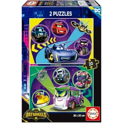 Immagine di Educa Puzzle 2x20 Batwheels. A Partire da 3 Anni (20106)