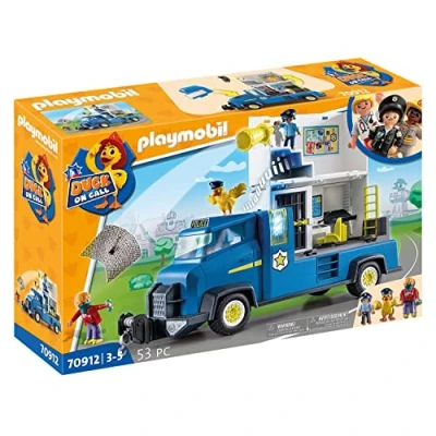 Immagine di PLAYMOBIL Duck ON Call 70912 Furgone della Polizia, con luci e Suoni, Giocattoli per Bambini dai 3 Anni