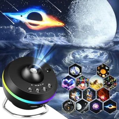 Immagine di Comius Sharp LED Proiettore Stelle Soffitto,13 in 1 Starlight Galassia, 6 Colori Luce Notturna Planetario Proiettore,Luce Bambini Lampada Notturna, Regalo Per (2024)