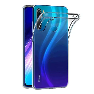 Immagine di AICEK Cover Compatible Xiaomi Redmi Note 8, 8 Silicone Case Molle di TPU Trasparente Sottile Custodia per (6.3 Pollici)
