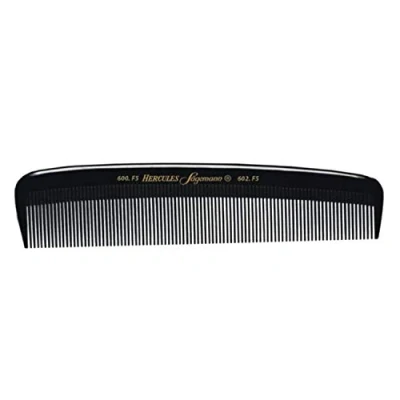 Immagine di HERCULES SÄGEMANN 600 602 Pettine tascabile da uomo con passo a denti grossi e fini Per lo styling di acconciature Dimensioni: 12,7 cm