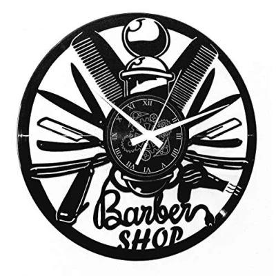 Immagine di Instant Karma Clocks Orologio in Vinile da Parete Parrucchiere Capelli Salone Bellezza Barbiere Barber Shop