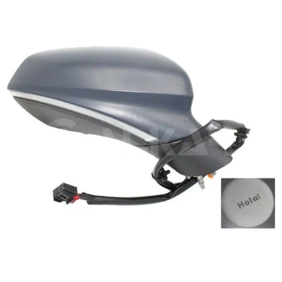 Immagine di Specchietto retrovisore esterno Alkar 6150074 Dx con la prima mano elettrico termico, memoria, ribaltabile/ripiegabile elettricamente, convesso, c