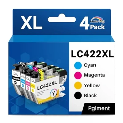Immagine di LC422XL LC422 3000 Pagine Compatibile Cartucce Sostituzione per Brother MFC J5340DW J5345DW J5740DW J6540DW J6940DW