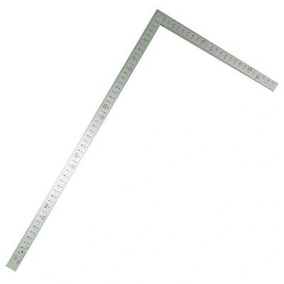 Immagine di Shinwa: Squadra da falegname in acciaio inox, 500 x 250 mm, spessore: 2 mm