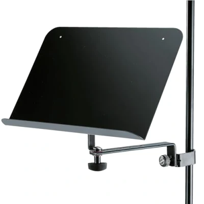 Immagine di K&amp;M 115/2 Supporto per partizione nero 30 cm x 21 inclinabile e regolabile fino a Ø 3 del asta