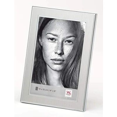Immagine di walther+ design PJ015S Cornice portafoto Formato carta: 10 x 15 cm Argento