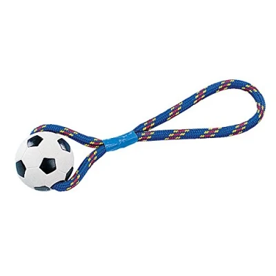 Immagine di Nobby Palla in gomma con corda, 8 cm
