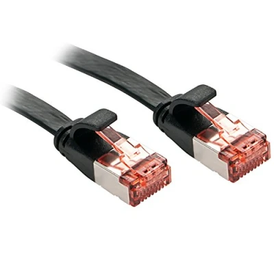 Immagine di LINDY 47572 RJ45 cavo di rete, patch CAT 6 U/UTP 2.00 m Nero con protezione 1 pz.