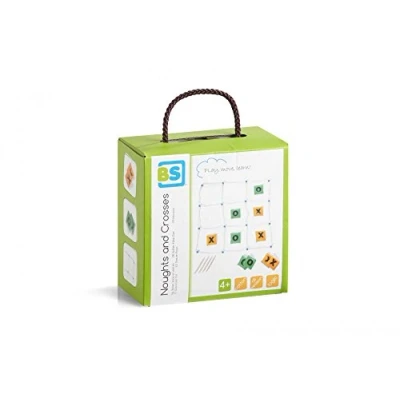 Immagine di Buitenspeel BS Toys Giant Tic Tac Toe Game Divertimento Esterno Massimo per Tutte Le età Gioco del Tris Gigante, Colore Verde/Arancione, 70 x cm, GA263