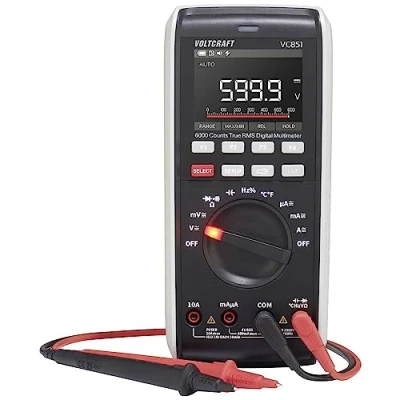 Immagine di VOLTCRAFT VC851 Multimetro portatile digitale CAT III 1000 V, IV 600 V Display (Counts): 6000