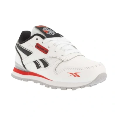 Immagine di Reebok Classic Leather Step N Flash, Sneaker Unisex Bambini, FTWWHT/PUGRY3/VECRED, 32 EU