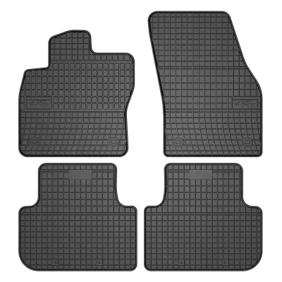 Immagine di FROGUM 547563 Set tappetino Gomma anteriore e posteriore 4 nero Su misura VOLKSWAGEN: Tiguan II