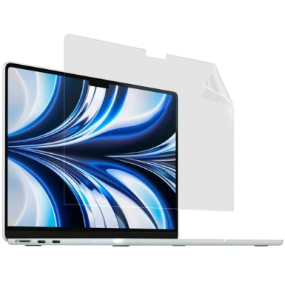 Immagine di MyGadget Pellicola Protettiva Chiara per Apple MacBook Pro 14 Pollici dal 2021 Protezione Schermo Film Antigraffio Proteggi Display Colore Trasparente