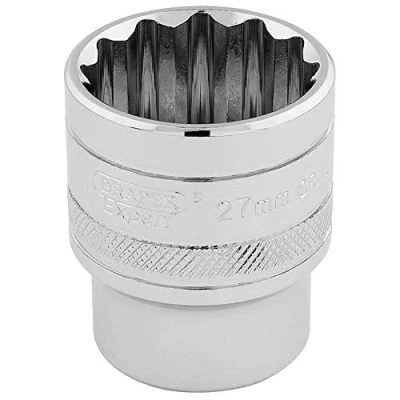Immagine di Draper 33442 Chiave a bussola quadrata da 1/2&quot; 12 punti, 27 mm