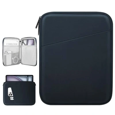 Immagine di Dadanism 12,9 Pollici Custodia Sleeve per Tablet Compatibile con iPad PRO/Air 13&quot; 2024, PRO 12,9&quot; M2 6a/5a/4a/3a Gen, 12,4&quot; Galaxy Tab S9 Fe+/S9+/S8+/S7 Fe/S7+, Surface 8/7/6/X, Indaco
