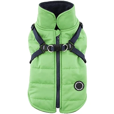 Immagine di Puppia Mountaineer II, Gilet Invernale con Imbracatura, Verde, L