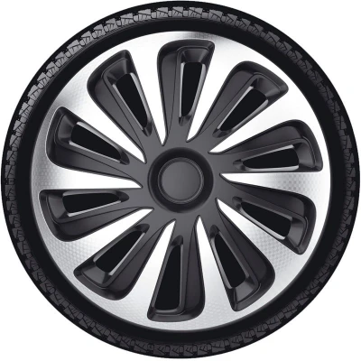 Immagine di AutoStyle PP 5317SB Copricerchi 17Inch nero/argento