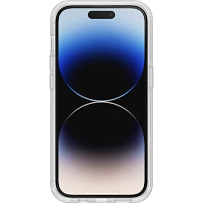 Immagine di Otterbox Symmetry Clear + Alpha Glass Backcover per cellulare Apple iPhone 14 Pro Trasparente Compatibile con MagSafe, Anti urti