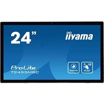Immagine di iiyama ProLite T2455MSC B1 Monitor a LED 24&quot; (23.8&quot; visualizzabile) touchscreen 1920 x 1080 Full HD (1080p) IPS 400 cd/m 1000:1 5 ms