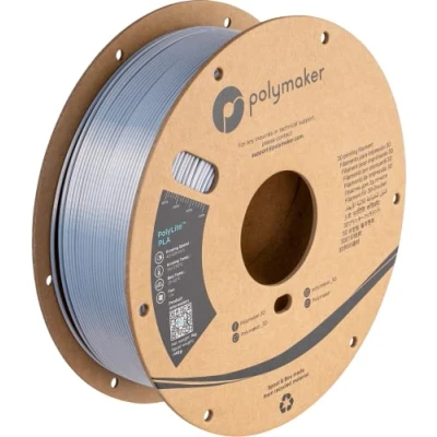 Immagine di Polymaker PolyLite Silk PLA Argento 1.75mm 1kg