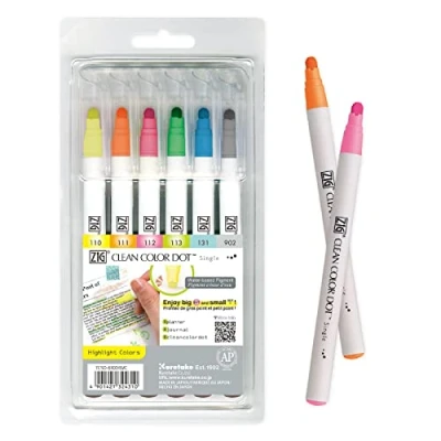 Immagine di Kuretake ZIG CLEAN COLOR DOT Pennarelli singoli (colori in evidenza)