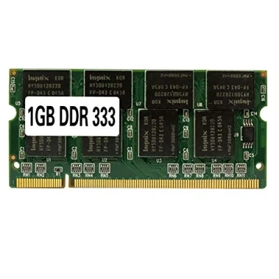 Immagine di Szaerfa Memoria RAM per laptop SO DIMM PC2700 DDR 333 MHz 200PIN 1 GB / DDR1 DDR333 PC 2700 333MHz 200 PIN notebook
