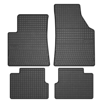Immagine di FROGUM 547013 Set tappetino Gomma anteriore e posteriore 4 nero Su misura JEEP: Cherokee V