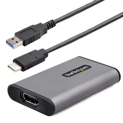Immagine di StarTech.com Scheda di Acquisizione Video USB HDMI, Adattatore Esterno A/C 3.0 per HDMI 4K30Hz, UVC, Capture; Compatibile A/USB C/TB3 Windows/Mac (4K30 CAPTURE)