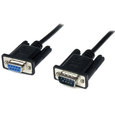 Immagine di StarTech.com Cavo seriale null modem DB9 RS232 nero 2 m, F/M