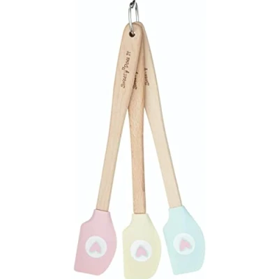 Immagine di SWEETLY DOES IT Set di 3 Mini Spatole, Silicone, Multicolore