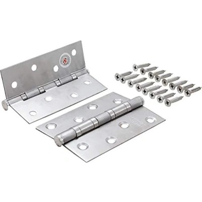 Immagine di BGS Diy 80907 Set di cerniere in acciaio INOX, 100 x 40 mm, 2 pezzi
