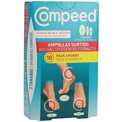 Immagine di COMPEED Palline assortite di 3 dimensioni confezione risparmio 10 unità