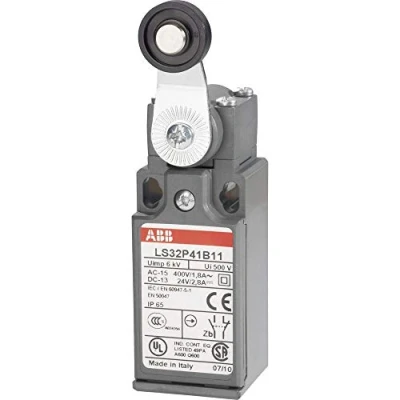 Immagine di ABB 1SBV010341R1211 LS32P41B11 Fine corsa 400 V/AC 1.8 A Leva con rotella Momentaneo IP65 1 pz.