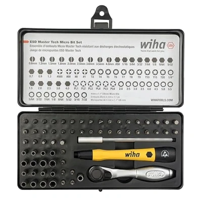 Immagine di Wiha 75965 Set di 65 cricchetti e microbit per tecnici esperti ESD, pezzi