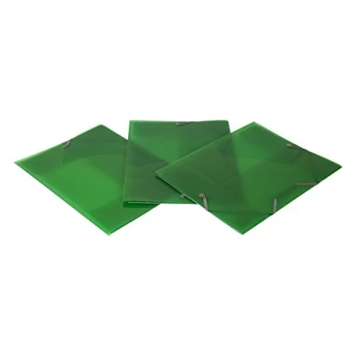Immagine di Fellowes 40132 Cartellina con Elastico Incrociato, Trasparente Verde