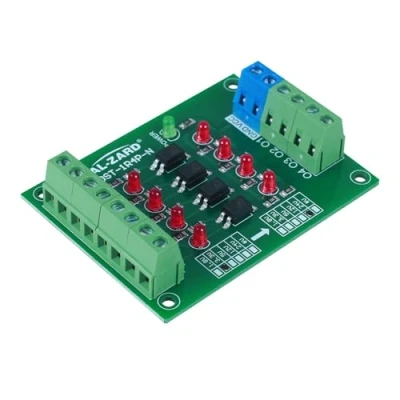 Immagine di Convertitore Segnale Plc Modulo,Convertitore Tensione Livello Isolatore Accoppiatore Ottico 4 Bit(3.3V to 24V)