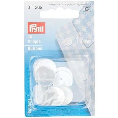 Immagine di Prym Buttons, Clear, 26&#039;&#039; 17 mm