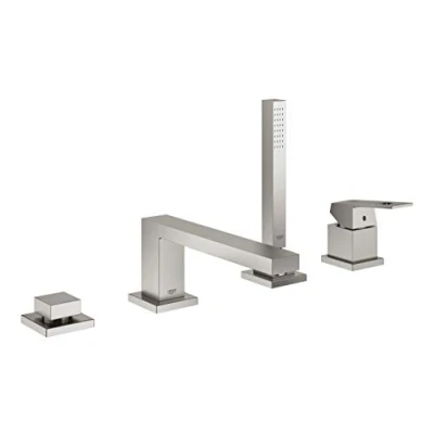 Immagine di Grohe 19897DC1 Eurocube OHM Bath Rubinetteria 4 ore, 1,8 gpm, in acciaio inox