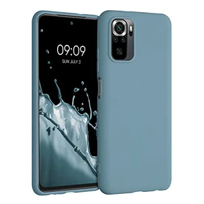 Immagine di kwmobile Custodia Compatibile con Xiaomi Redmi Note 10 / 10S Cover Back Case per Smartphone in Silicone TPU Protezione Gommata artic night