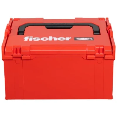 Immagine di Fischer L Boxx FLB 238 Valigetta Porta Attrezzi Impilabile e Agganciabile, Cassetta Utensili Espandibile, Vuota, Compatibile per Sortimo, 508137, Rosso, Vuota