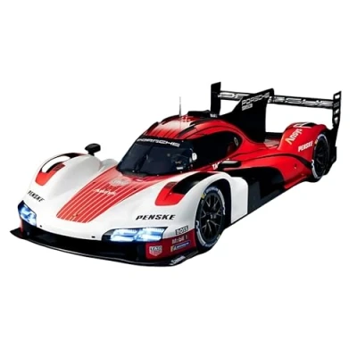 Immagine di Bburago Porsche 963 Le Mans Modellino Realistico Auto in Scala 1:43, Replica Diecast con Licenza Ufficiale Porsche, Età Consigliata 14+ Anni