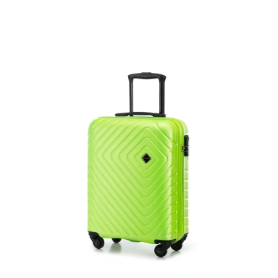 Immagine di Wittchen CUBE LINE Wheeled Suitcase Bagaglio a mano, Donna, Taglia: One Size, Green