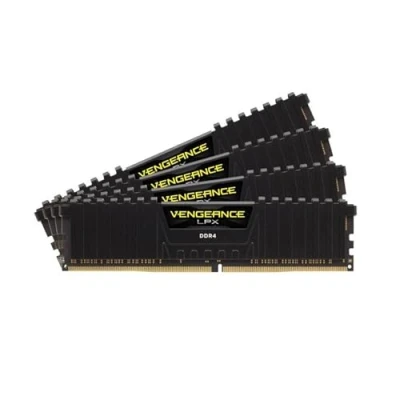Immagine di Corsair Vengeance LPX Memorie per Desktop a Elevate Prestazioni, 64 GB (4 X 16 GB), DDR4, 2400 MHz, C14 XMP 2.0, Rosso, 288 pin DIMM